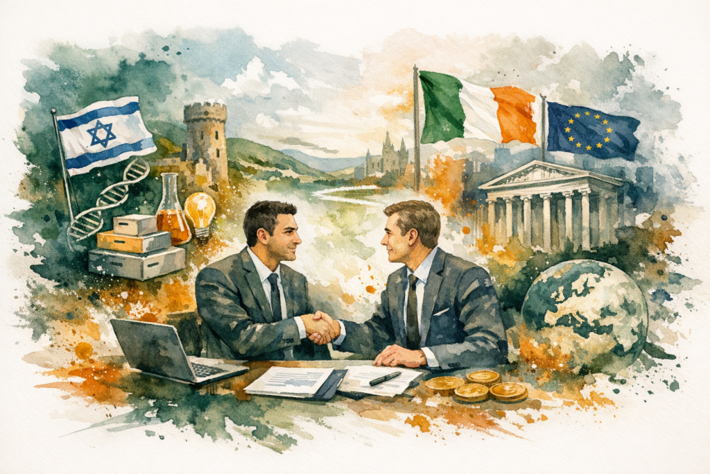 Israeli Biotech Sets Up Irish R&D Subsidiary - Knowledge Box, R&D Tax Credit, 12.5% Trading Rate