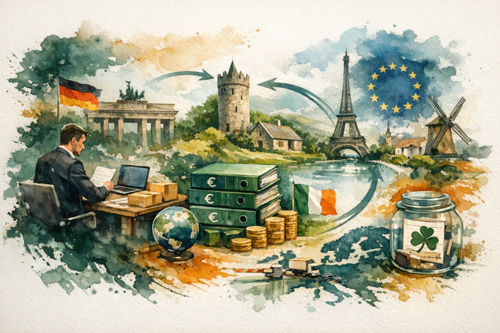 German Amazon FBA Seller Sets Up Irish LTD for OSS VAT - Six EU VAT Registrations Replaced with One OSS Return