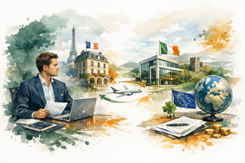 French SaaS Founder Opens Irish LTD as EU Enterprise Contracting Base - French SAS Retained for R&D
